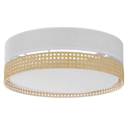 Φωτιστικό Οροφής - Πλαφονιέρα Boho 6536 3xΕ27 15W Φ45cm 15cm White TK Lighting