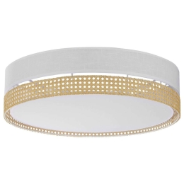 Φωτιστικό Οροφής - Πλαφονιέρα Boho 6535 4xΕ27 15W Φ60cm 15cm White TK Lighting