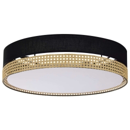 Φωτιστικό Οροφής - Πλαφονιέρα Boho 6547 4xΕ27 15W Φ60cm 15cm Black TK Lighting