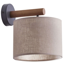Φωτιστικό Τοίχου - Απλίκα Deva Nature 6106 1xΕ27 15W 25,5x26,5cm Beige TK Lighting
