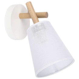 Φωτιστικό Τοίχου - Απλίκα Vaio 818 1xΕ27 15W 28x27cm White TK Lighting