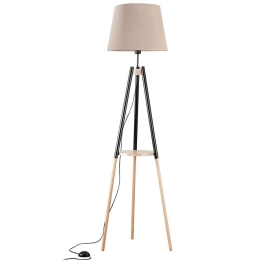 Φωτιστικό Δαπέδου Vaio 5185 1xΕ27 15W 49x156cm Natural TK Lighting