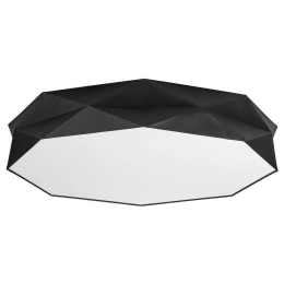 Φωτιστικό Οροφής - Πλαφονιέρα Kantoor 4227 6xΕ27 78x17cm Black TK Lighting
