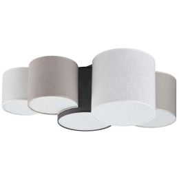 Φωτιστικό Οροφής - Πλαφονιέρα Mona 4185 5xΕ27 15W 81x30cm Multi TK Lighting