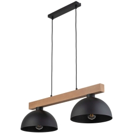 Φωτιστικό Οροφής - Ράγα Oslo 4711 83x33,5x120cm 2xΕ27 15W Black TK Lighting