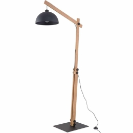 Φωτιστικό Δαπέδου Oslo 5582 80x35x180cm 1xE27 15W Natural-Black TK Lighting