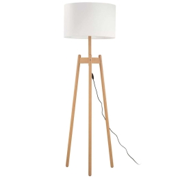 Φωτιστικό Δαπέδου Perez 5424 1xΕ27 15W Φ50cm 168cm White TK Lighting