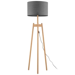 Φωτιστικό Δαπέδου Perez 5426 1xΕ27 15W Φ50cm 168cm Grey TK Lighting