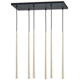 Φωτιστικό Οροφής Piano 6420 6xG9 6W 60x165cm Gold TK Lighting