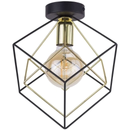 Φωτιστικό Τοίχου - Απλίκα Alambre 2702 1xΕ27 15W 28x30cm Black TK Lighting