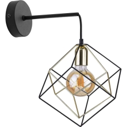 Φωτιστικό Τοίχου - Απλίκα Alambre 6712 1xΕ27 15W 32x40cm Black TK Lighting