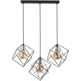 Φωτιστικό Οροφής Alambre 2699 3xΕ27 15W 84x135cm Black TK Lighting