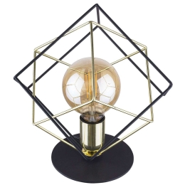 Φωτιστικό Επιτραπέζιο Alambre 5450 1xΕ27 15W 28x28,5cm Black TK Lighting