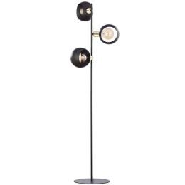 Φωτιστικό Δαπέδου Cyklop 5549 3xΕ27 15W 45x163cm Black TK Lighting