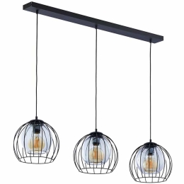 Φωτιστικό Οροφής Universo 4483 3xΕ27 15W 111x165cm Black TK Lighting