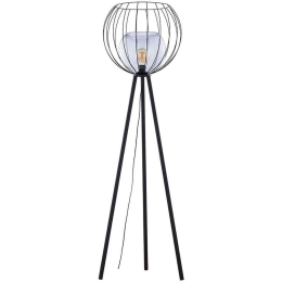 Φωτιστικό Δαπέδου Universo 5057 1xΕ27 15W 50x179cm Black TK Lighting
