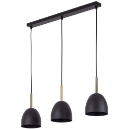 Φωτιστικό Οροφής Nord 4871 3xΕ27 15W 68x130cm Black TK Lighting