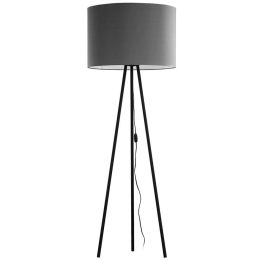 Φωτιστικό Δαπέδου Winston 5146 1xΕ27 15W Φ60cm 165cm Grey TK Lighting