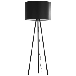 Φωτιστικό Δαπέδου Winston 5147 1xΕ27 15W Φ60cm 165cm Black TK Lighting