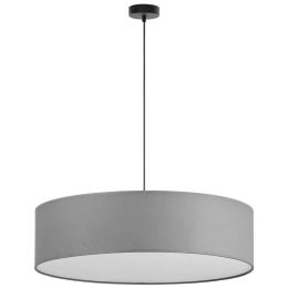 Φωτιστικό Οροφής Rondo 4858 3xΕ27 15W Φ60cm 120cm Grey TK Lighting