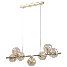 Φωτιστικό Οροφής - Ράγα Estera Gold 5668 7xG9 6W 90x153cm Gold TK Lighting