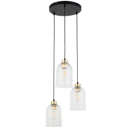 Φωτιστικό Οροφής Satipo 5627 3xΕ27 15W 34x100cm Clear TK Lighting
