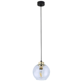 Φωτιστικό Οροφής Devi 4646 1xΕ27 15W Φ18cm 165cm Clear TK Lighting