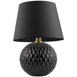 Φωτιστικό Επιτραπέζιο Santana 5590 1xΕ27 15W Φ40cm 60cm Black TK Lighting
