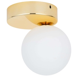 Φωτιστικό Οροφής - Πλαφονιέρα Bianca 4695 1xG9 6W 16x15cm Gold TK Lighting