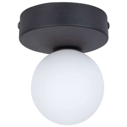 Φωτιστικό Οροφής - Πλαφονιέρα Bianca 5681 1xG9 6W 16x15cm Black TK Lighting