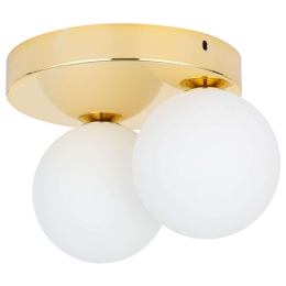 Φωτιστικό Οροφής - Πλαφονιέρα Bianca 4696 2xG9 6W 24x15cm Gold TK Lighting