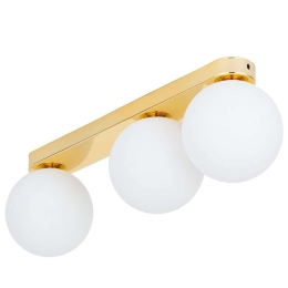 Φωτιστικό Οροφής - Πλαφονιέρα Bianca 4697 3xG9 6W 46x15cm Gold TK Lighting