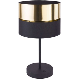 Φωτιστικό Επιτραπέζιο Hilton 5467 1xΕ27 15W Φ30cm 45cm Gold-Black TK Lighting