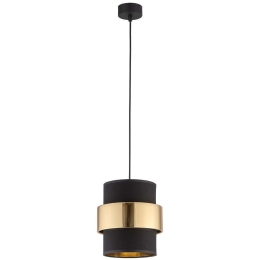 Φωτιστικό Οροφής Calisto New 4377 1xΕ27 15W Φ20cm 160cm Gold-Black TK Lighting