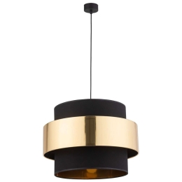 Φωτιστικό Οροφής Calisto New 4706 3xΕ27 15W Φ50cm 175cm Gold-Black TK Lighting