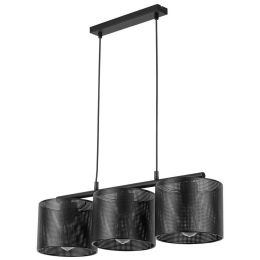 Φωτιστικό Οροφής - Ράγα Moreno 4992 3xΕ27 15W 70x110cm Black TK Lighting