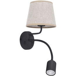 Φωτιστικό Τοίχου - Απλίκα Maja 6446 40x50cm 1xΕ27 15W & 1xG10 10W Natural TK Lighting