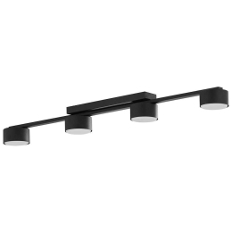 Φωτιστικό Οροφής - Σποτ Dallas 6245 4xGX53 10W 83x7,5cm Black TK Lighting