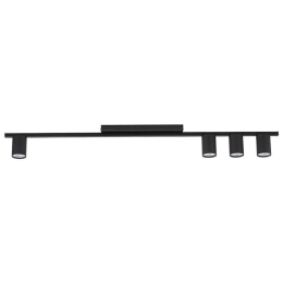 Φωτιστικό Οροφής - Σποτ Logan 4566 4xGU10 10W 100x11cm Black TK Lighting