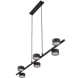 Φωτιστικό Οροφής - Ράγα Avia 4694 6xGX53 10W 111x78cm Black TK Lighting