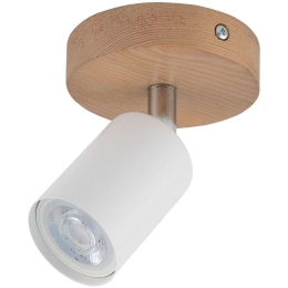 Φωτιστικό Οροφής - Σποτ Top Wood 3294 1xGU10 10W 10x14cm White TK Lighting
