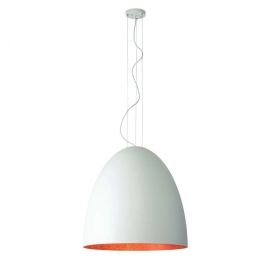 Φωτιστικό Οροφής Egg XL 10325 75x350cm 7xE27 40W White-Copper Nowodvorski