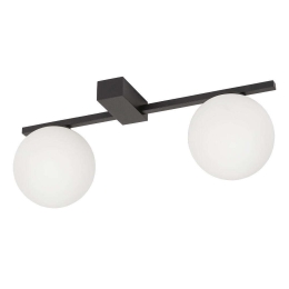 Φωτιστικό Οροφής-Πλαφονιέρα Pik 10300 48x13cm 2xG9 12W White-Black Nowodvorski