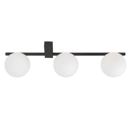 Φωτιστικό Οροφής-Πλαφονιέρα Pik 10301 67x13cm 3xG9 12W White-Black Nowodvorski
