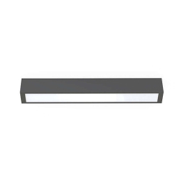 Φωτιστικό Οροφής-Πλαφονιέρα Straight S 7552 62x6,5cm LED 11W Graphite Nowodvorski