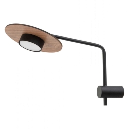 Φωτιστικό Τοίχου-Απλίκα Disk 7645 35x38cm 1xGX53 8W Brown-Black Nowodvorski