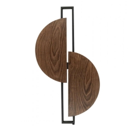 Φωτιστικό Τοίχου-Απλίκα Sunrise 7652 50x4x90cm LED 12W Brown-Black Nowodvorski