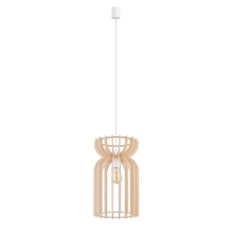 Φωτιστικό Οροφής Kymi A 10570 26x160cm 1xE27 60W Natural Nowodvorski