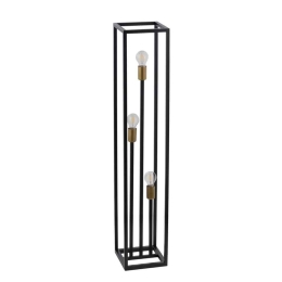 Φωτιστικό Δαπέδου Vigo 50249 24x22x121cm 3xE27 60W Black Sigma Lighting