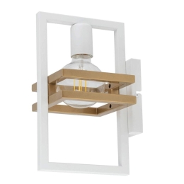 Φωτιστικό Τοίχου-Απλίκα Merci 32411 20x14,5x31cm 1xE27 60W White-Gold Sigma Lighting